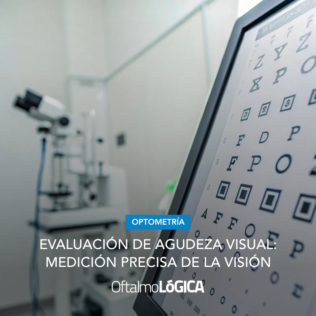 Prueba de agudeza visual con tabla optométrica para medir la claridad de visión @ Oftalmológica - Centro Oftalmológico Integral, Santo Domingo, República Dominicana